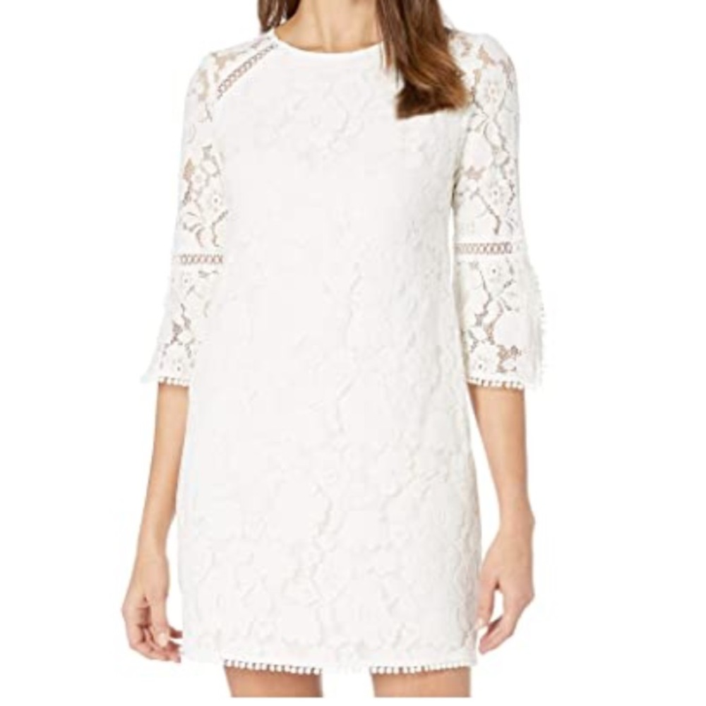 Vince Camuto lace bell sleeve dress